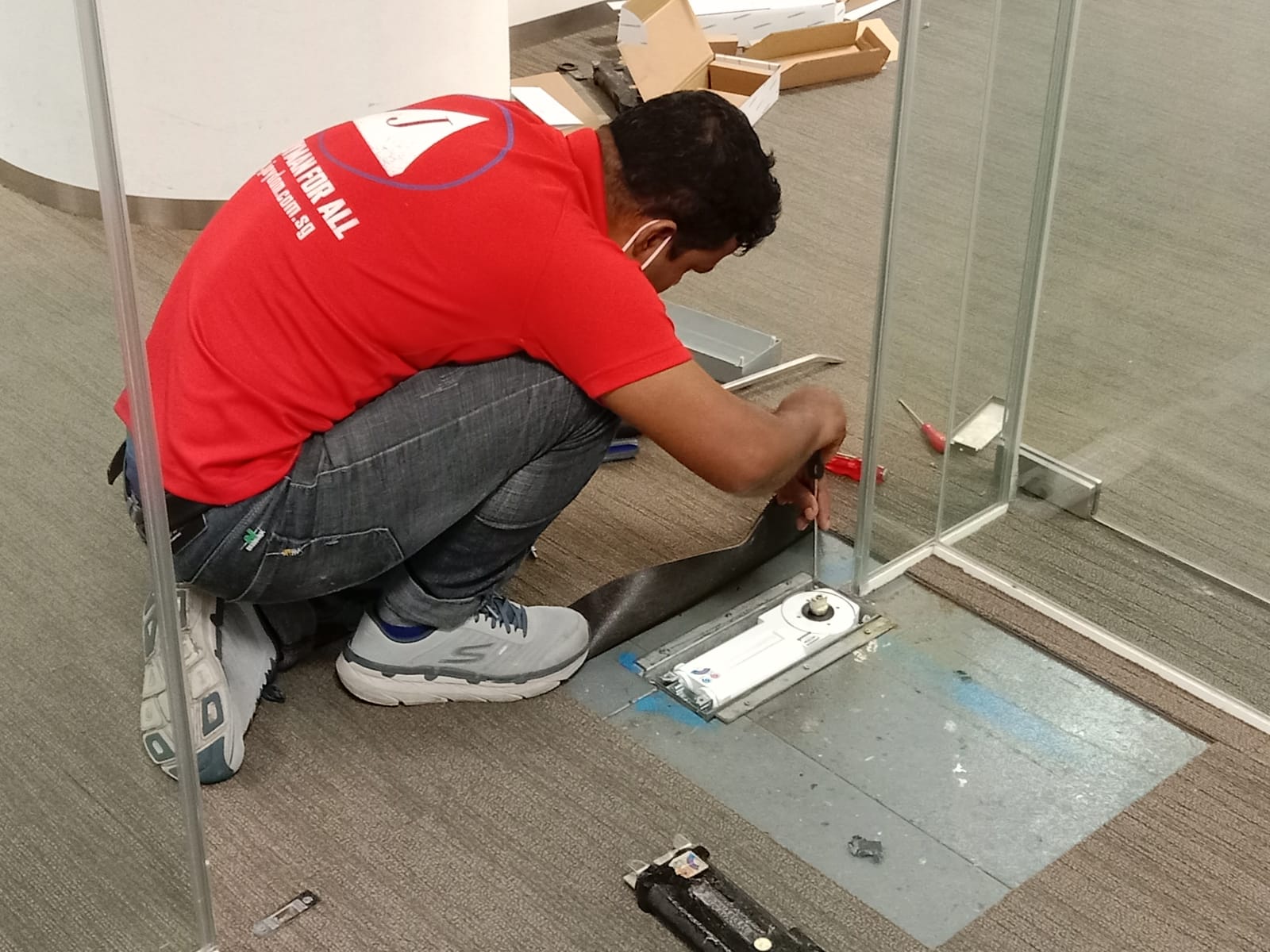 floor spring replacement